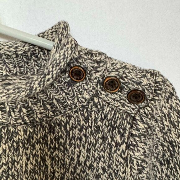 Roots Cabin Knit Sweater – Gray Marled Pullover – Toddler 18-24 Months - Picture 2 of 7